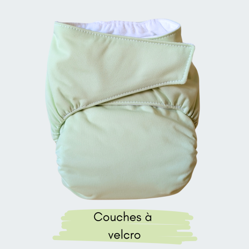 Couches à velcro