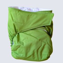 Couche réutilisable en coton - velcro (8 - 30lbs)  - Pomme croquante