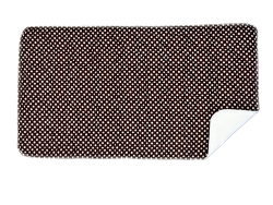 Piqué - format table à langer - Pois cacao